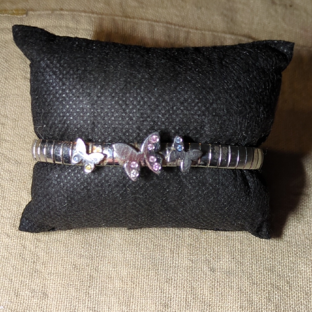 Beautiful Nomination Italy Extenstion Silver Butterfly Bracelet Now Only $30